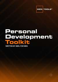Cover page of the 'Personal Development Toolkit' by MenTools.