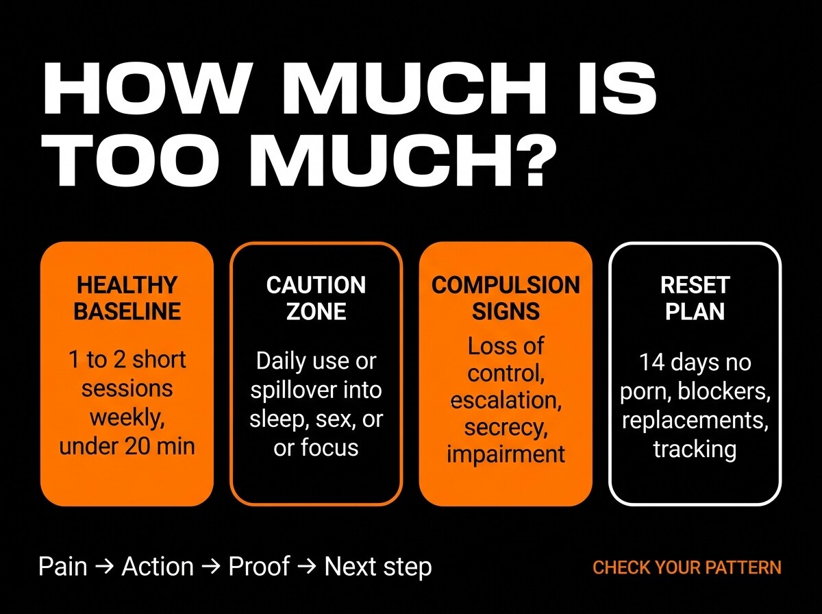 how much porn is too much