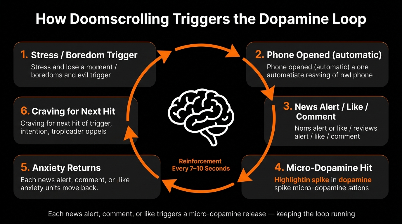 how to break doomscrolling habit
