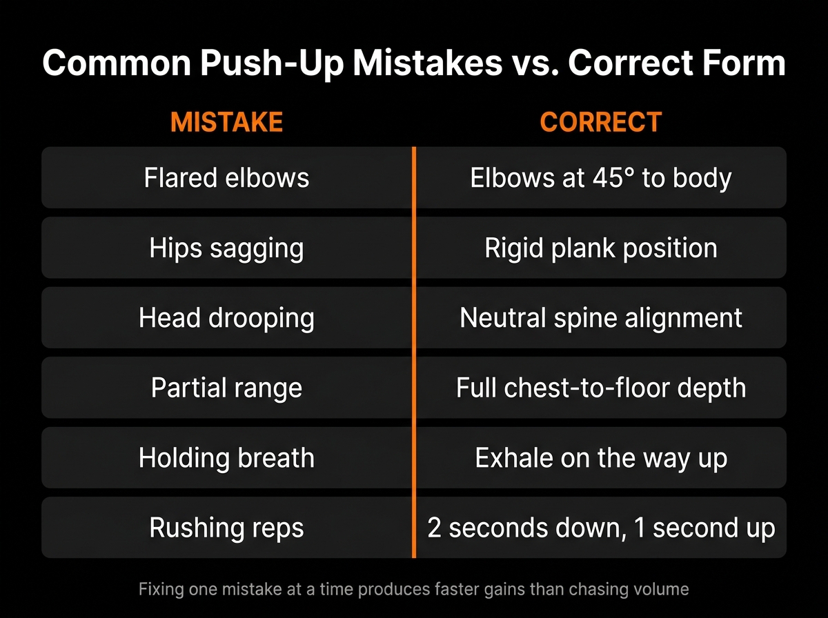 how to do push-ups properly