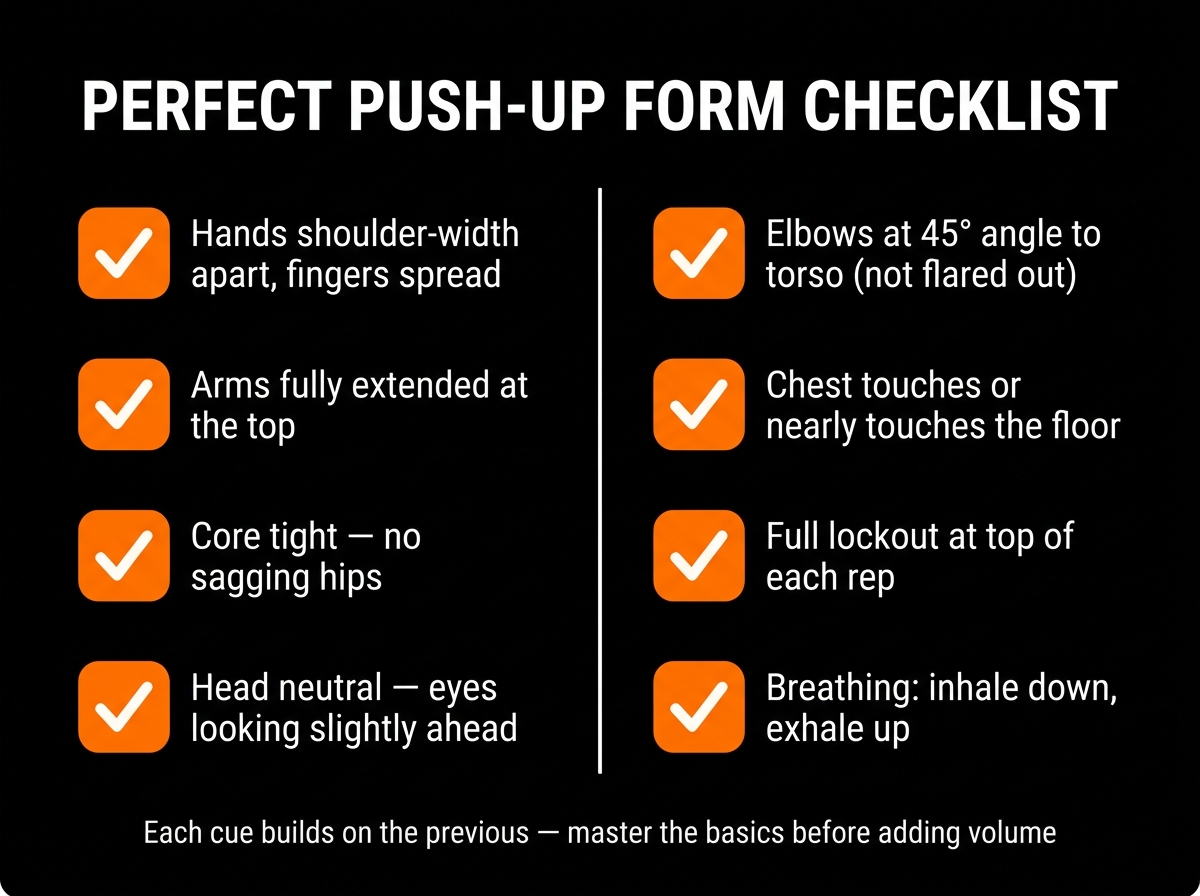 how to do push-ups properly