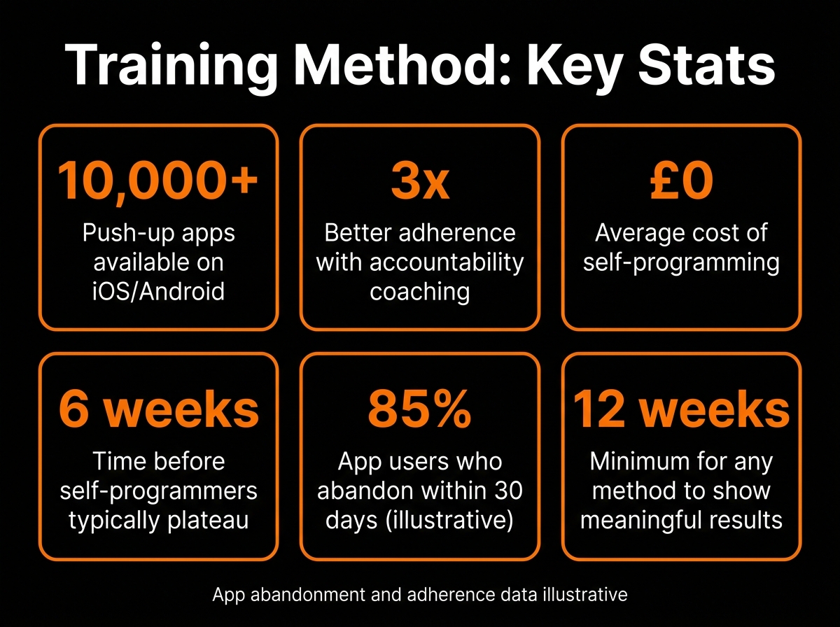 push-up apps vs coaching
