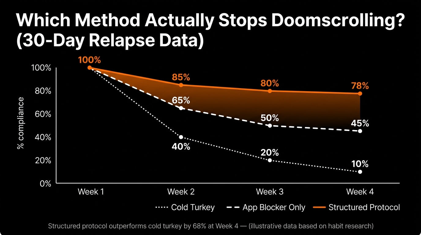 best way to stop doomscrolling