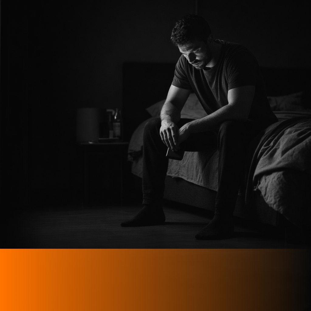 MenTools blog feature image for Best Apps to Quit Porn in 2026 — black and white photograph with orange MenTools overlay