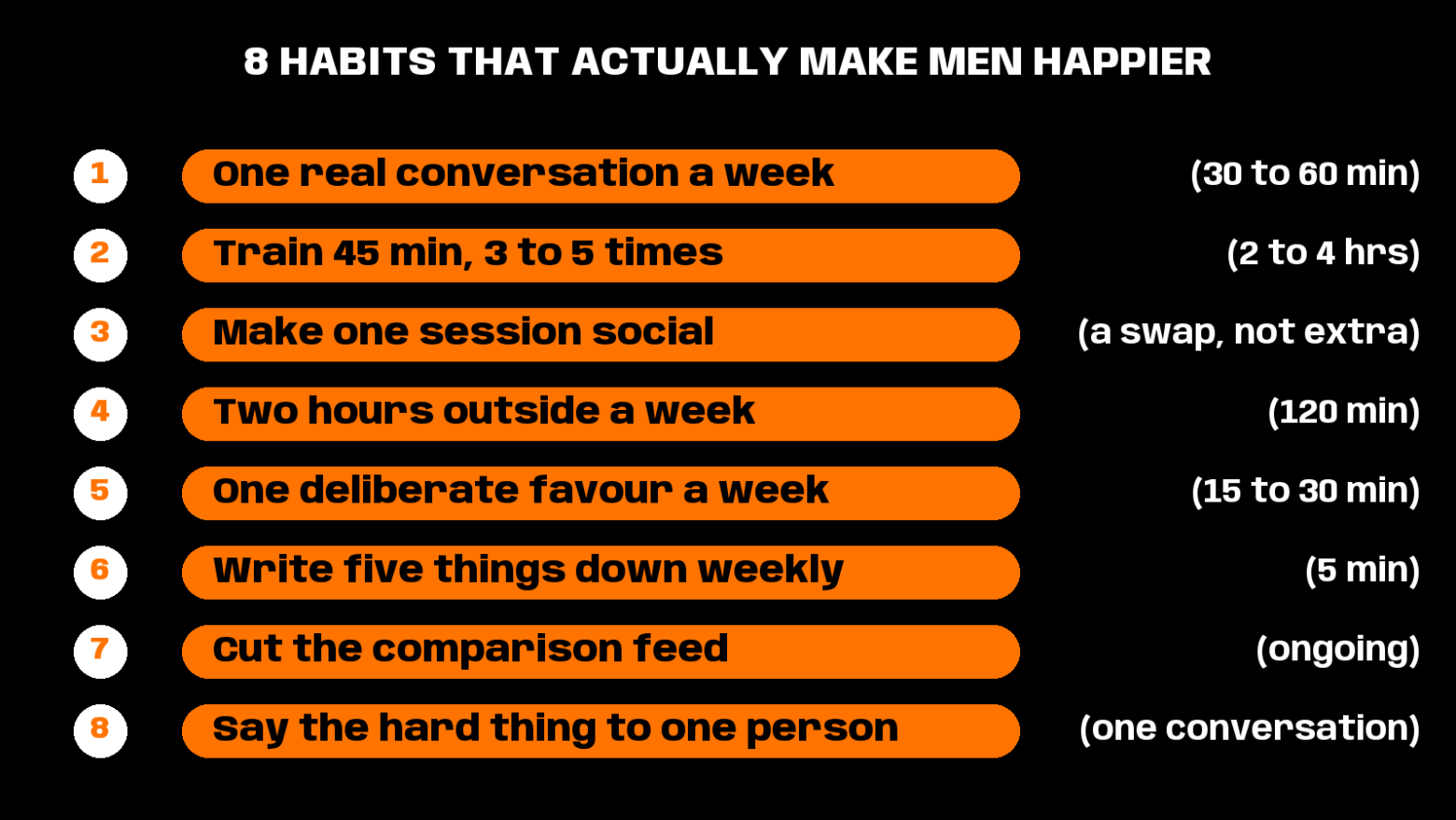 habits that make you happier
