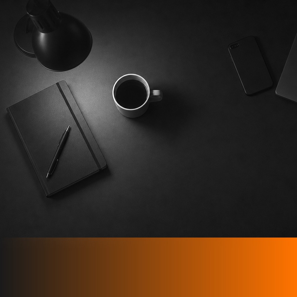 MenTools blog feature image for MEN: How Long Does It Take to Rebuild Your Attention Span?, black and white photograph with orange MenTools overlay